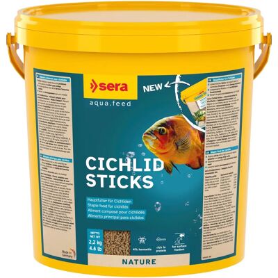 Sera Sera Cichlids Sticks - Plovoucí Krmivo - 2 KG Sera Sera Cichlids Sticks - Plovoucí Krmivo - 2 KG