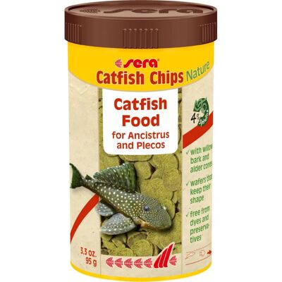 Sera Catfish Chips - Jedzenie dla ryb dennych - 250ml Sera Catfish Chips - Jedzenie dla ryb dennych - 250ml