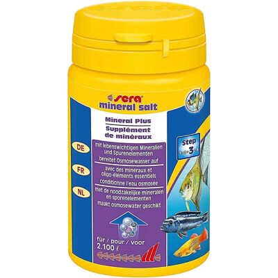 Sera mineral salt - 105g - Sale minerale per acquari Sera mineral salt - 105g - Sale minerale per acquari