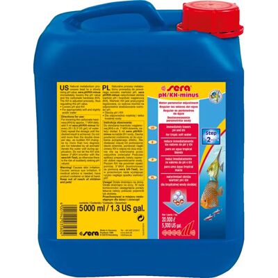 Sera pH/KH-Minus Aquarium Water Clarifier - Aquarium Water Softener Sera pH/KH-Minus Aquarium Water Clarifier - Aquarium Water Softener
