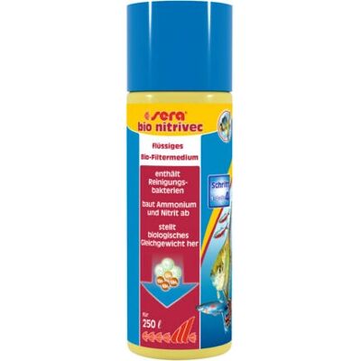 Sera Bio Nitrivec - Filterbakterien für Aquarien - 250ml Sera Bio Nitrivec - Filterbakterien für Aquarien - 250ml