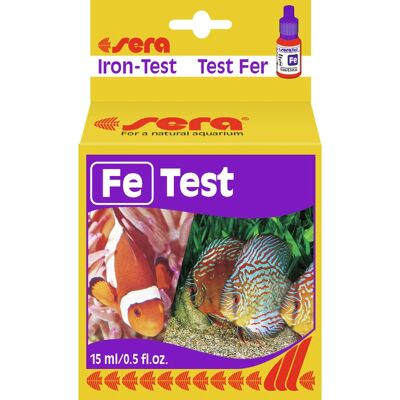 Sera Fe-Test - Wasserteststreifen für Eisen (Fe) - Aquariumwasserqualität Sera Fe-Test - Wasserteststreifen für Eisen (Fe) - Aquariumwasserqualität