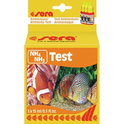 Sera NH4/NH3 Test - Wassertestset - Überwachung der Fischtoxizität Sera NH4/NH3 Test - Wassertestset - Überwachung der Fischtoxizität