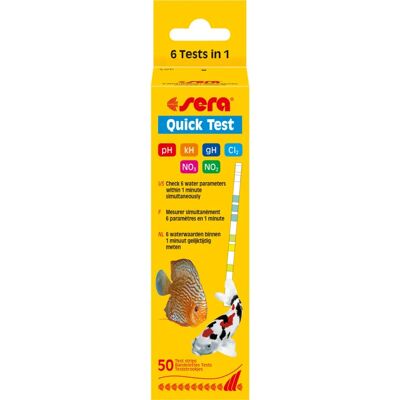 Kit di test acqua Sera - pH, durezza, nitrati, nitriti Kit di test acqua Sera - pH, durezza, nitrati, nitriti