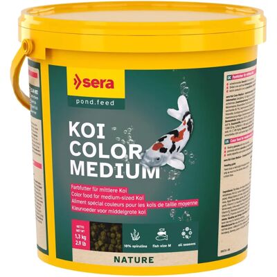 Sera Koi Color Nature Medium - Nourriture pour poissons - Amélioration équilibrée de la couleur Sera Koi Color Nature Medium - Nourriture pour poissons - Amélioration équilibrée de la couleur