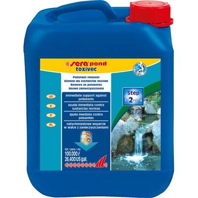Sera Sera 07684 Aquarium Wasserklärer - Gartenteich Toxivec - 5L Sera Sera 07684 Aquarium Wasserklärer - Gartenteich Toxivec - 5L