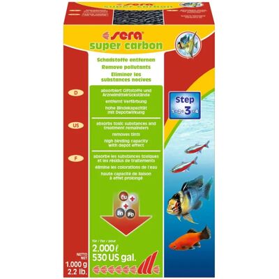 Sera Super Carbon 1Kg - Filtri e acqua Sera Super Carbon 1Kg - Filtri e acqua