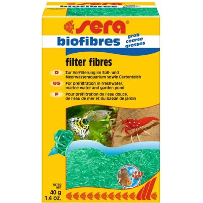 Sera Biofasern 40g - Grobe Filtermaterial Sera Biofasern 40g - Grobe Filtermaterial