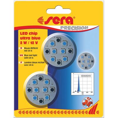 Sera Ultra Blue LED Aquariumleuchte - 2 W / 12 V Sera Ultra Blue LED Aquariumleuchte - 2 W / 12 V