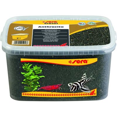 Ghiaia Arena Sera - 1-3mm Antracite - Ghiaia per acquari Ghiaia Arena Sera - 1-3mm Antracite - Ghiaia per acquari