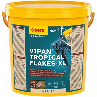 Sera Vipan Nature Flocons Gros - Nourriture pour poissons - Publicité Sera Vipan Nature Flocons Gros - Nourriture pour poissons - Publicité