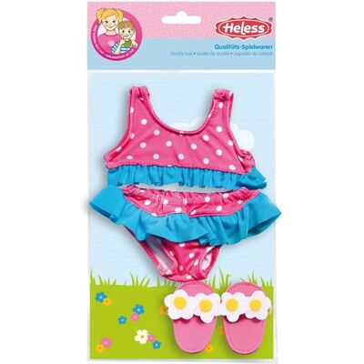 Heless Puppenbikini-Set - Rosa/Blau, 28-35 cm, Mädchen 3+ Heless Puppenbikini-Set - Rosa/Blau, 28-35 cm, Mädchen 3+