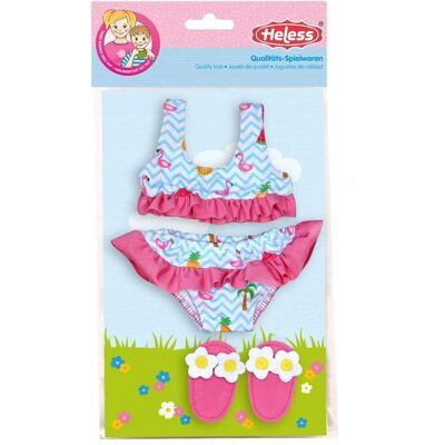 Ensemble Bikini pour Poupées Rose/Bleu Heless - 28-35 cm Ensemble Bikini pour Poupées Rose/Bleu Heless - 28-35 cm