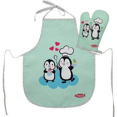 Ensemble tablier pour enfants Heless avec gant de four et nourriture jouet Ensemble tablier pour enfants Heless avec gant de four et nourriture jouet