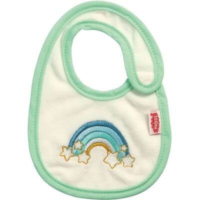 Bavoir Marionnette Arc-en-ciel Heless - Velours Doux Fermeture Réglable Bavoir Marionnette Arc-en-ciel Heless - Velours Doux Fermeture Réglable
