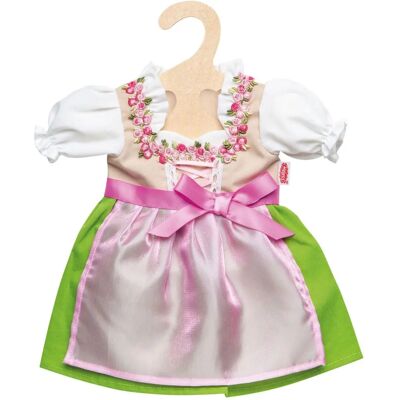 Robe de poupée Heidi - Costume traditionnel pour poupées 28-35cm Robe de poupée Heidi - Costume traditionnel pour poupées 28-35cm