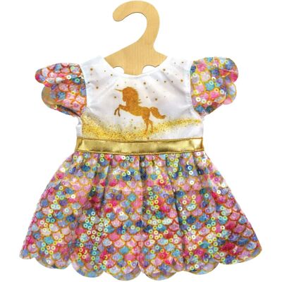 Robe à paillettes Heless Unicorn Goldy - Vêtements de poupée Robe à paillettes Heless Unicorn Goldy - Vêtements de poupée