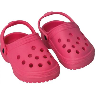 Sabots pour Poupées Heless Rose - Chaussons 38-45cm Sabots pour Poupées Heless Rose - Chaussons 38-45cm