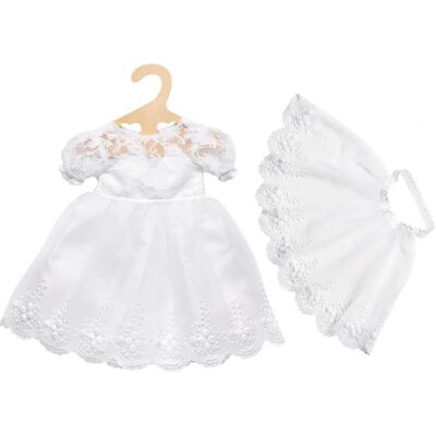 Robe de mariée pour poupées Heless - 35-45 cm, Blanc, Dentelle, Tulle Robe de mariée pour poupées Heless - 35-45 cm, Blanc, Dentelle, Tulle