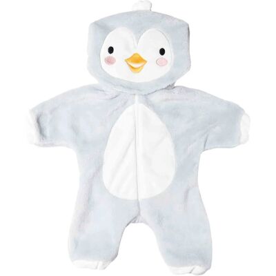 Combinaison en peluche de pingouin bébé Heless - Costume 35-45cm Combinaison en peluche de pingouin bébé Heless - Costume 35-45cm