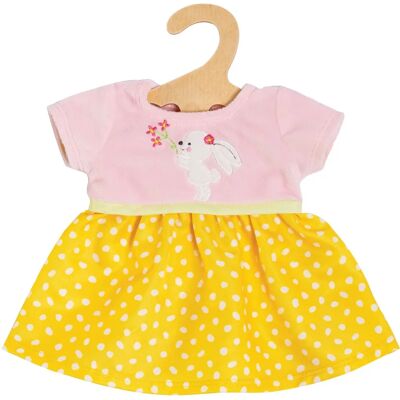 Robe de poupée Bunny Lou Heless - Printemps, Rose-Jaune, Peluche doux, 35-45cm Robe de poupée Bunny Lou Heless - Printemps, Rose-Jaune, Peluche doux, 35-45cm