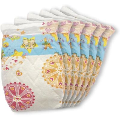 Couches pour poupées Heless - 6 pcs 35-50 cm - Couches pour poupées Couches pour poupées Heless - 6 pcs 35-50 cm - Couches pour poupées