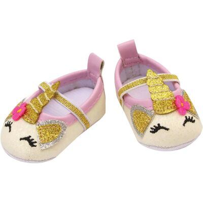 Heless Unicorn Doll Shoes - 30-34cm Doll Shoes for Creative Play Heless Unicorn Doll Shoes - 30-34cm Doll Shoes for Creative Play