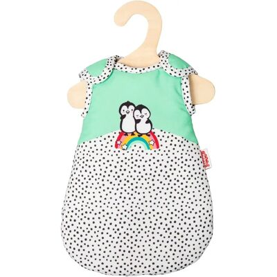 Sac de couchage Heless - Pinguin Pünktchen - Convient pour poupées 20-25 cm Sac de couchage Heless - Pinguin Pünktchen - Convient pour poupées 20-25 cm