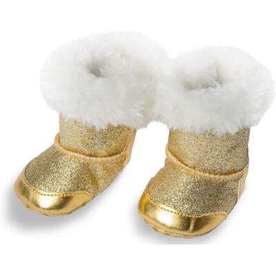 Heless 35-45 cm Gold Glitter Doll Boots - Doll Shoes Heless 35-45 cm Gold Glitter Doll Boots - Doll Shoes