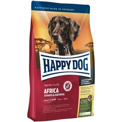Happy Dog Africa Modell - Strauß & Kartoffel - Sensitives Hundefutter Happy Dog Africa Modell - Strauß & Kartoffel - Sensitives Hundefutter