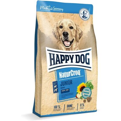 Happy Dog NaturCroq Junior - Nourriture pour chiots 7+ mois - Publicité Happy Dog NaturCroq Junior - Nourriture pour chiots 7+ mois - Publicité