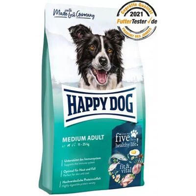 Happy Dog Medium Adult - Fisch, Ei, Lamm, Geflügel - Hundefutter Happy Dog Medium Adult - Fisch, Ei, Lamm, Geflügel - Hundefutter