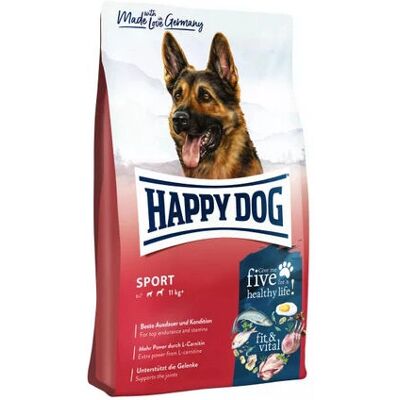Happy Dog Marke Modell Sport Ei Fisch Lamm Geflügel - Hundefutter Happy Dog Marke Modell Sport Ei Fisch Lamm Geflügel - Hundefutter