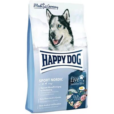 Happy Dog Sport Nordic - Hochenergie Hundefutter für Aktive Hunde Happy Dog Sport Nordic - Hochenergie Hundefutter für Aktive Hunde
