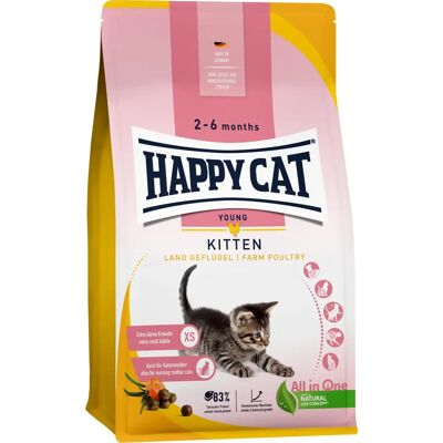 Happy Cat Land-Geflügel Kattungemat - 4kg Happy Cat Land-Geflügel Kattungemat - 4kg