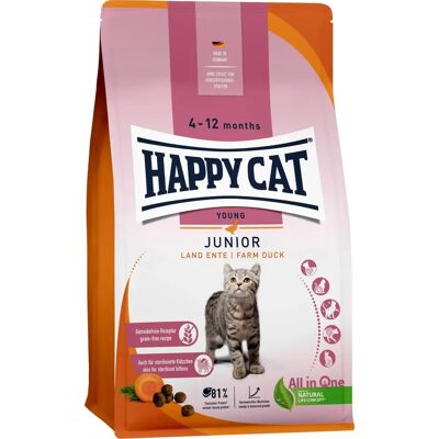 Happy Cat Land-Drób Bezglutenowe Junior Karma - 2 x 1,3kg Happy Cat Land-Drób Bezglutenowe Junior Karma - 2 x 1,3kg