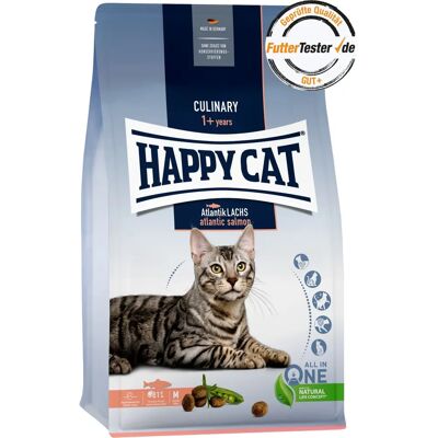 Happy Cat Atlantik-Lachs Trockenfutter für Erwachsene - Ausgewogene Ernährung Happy Cat Atlantik-Lachs Trockenfutter für Erwachsene - Ausgewogene Ernährung