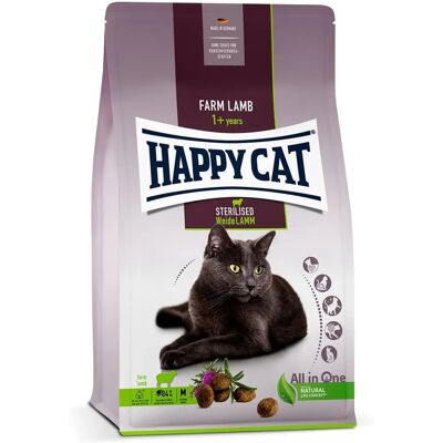 HAPPY CAT Supreme Sterilised Weide-Lamm - Croquettes pour chat - Publicité HAPPY CAT Supreme Sterilised Weide-Lamm - Croquettes pour chat - Publicité