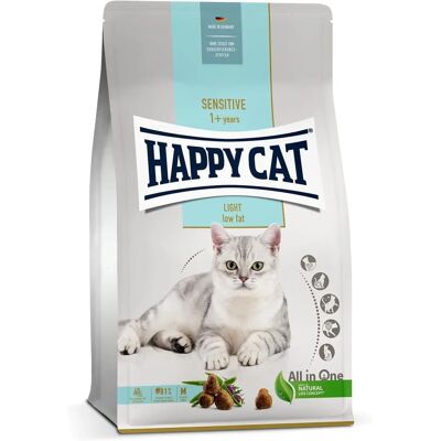 Happy Cat Light - Száraz táplálék felnőtt macskák számára, alacsony zsírtartalom, 300g Happy Cat Light - Száraz táplálék felnőtt macskák számára, alacsony zsírtartalom, 300g