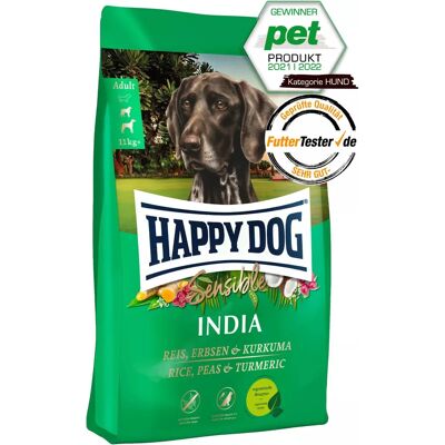 Happy Dog Supreme India 10 kg Cibo vegetariano per cani - Cibo per cani Happy Dog Supreme India 10 kg Cibo vegetariano per cani - Cibo per cani