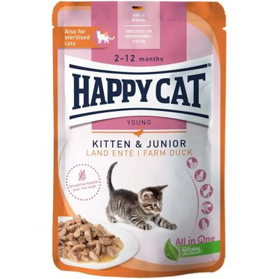 HAPPY CAT Land-Geflügel 40 x 85 g - Kattsmat HAPPY CAT Land-Geflügel 40 x 85 g - Kattsmat