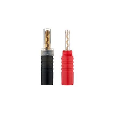 Inakustik 0081691 Draadconnector - 4mm Banaan Zwart Rood - Draadconnector Inakustik 0081691 Draadconnector - 4mm Banaan Zwart Rood - Draadconnector