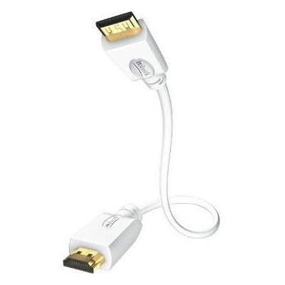 Inakustik 004245036 HDMI Kabel - 3m - Mini HDMI - Wit Inakustik 004245036 HDMI Kabel - 3m - Mini HDMI - Wit