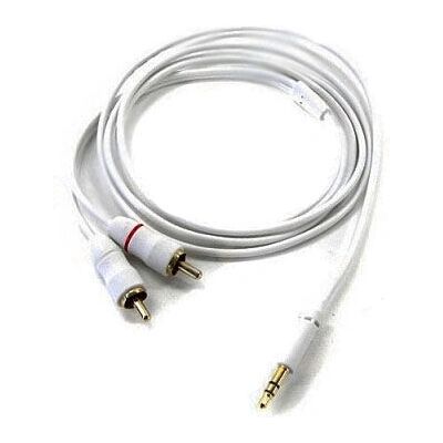 Inakustik 3m RCA Audiokabel - Weiß Inakustik 3m RCA Audiokabel - Weiß
