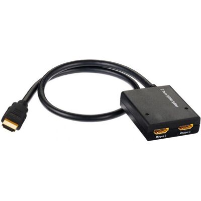 Inakustik 003247012 HDMI Splitter 2x HDMI - Schwarz Inakustik 003247012 HDMI Splitter 2x HDMI - Schwarz