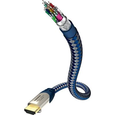 In-Akustik HDMI-Kabel - 1,5m Blau - High Speed 2.0 Ethernet In-Akustik HDMI-Kabel - 1,5m Blau - High Speed 2.0 Ethernet