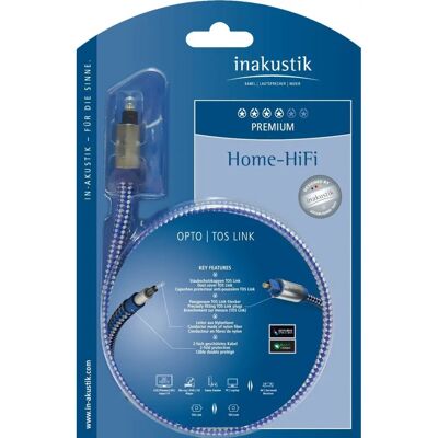 Inakustik 0041203 Audio Kabel - 3 m Toslink Blau - Silber Inakustik 0041203 Audio Kabel - 3 m Toslink Blau - Silber