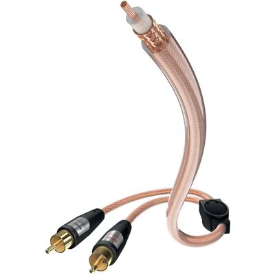 Inakustik 00308310 Audiokabel - 10 m, 2x RCA, Transparent Inakustik 00308310 Audiokabel - 10 m, 2x RCA, Transparent