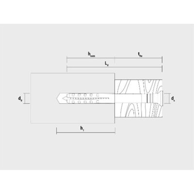 CELO Stahl Flachkopf Wanddübel und Schrauben - 6x40mm - 100 Stück CELO Stahl Flachkopf Wanddübel und Schrauben - 6x40mm - 100 Stück