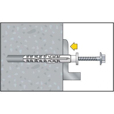 Apolo Mea - Tornillo + taco MFR SB10-160TX (50 unidades) Apolo Mea - Tornillo + taco MFR SB10-160TX (50 unidades)